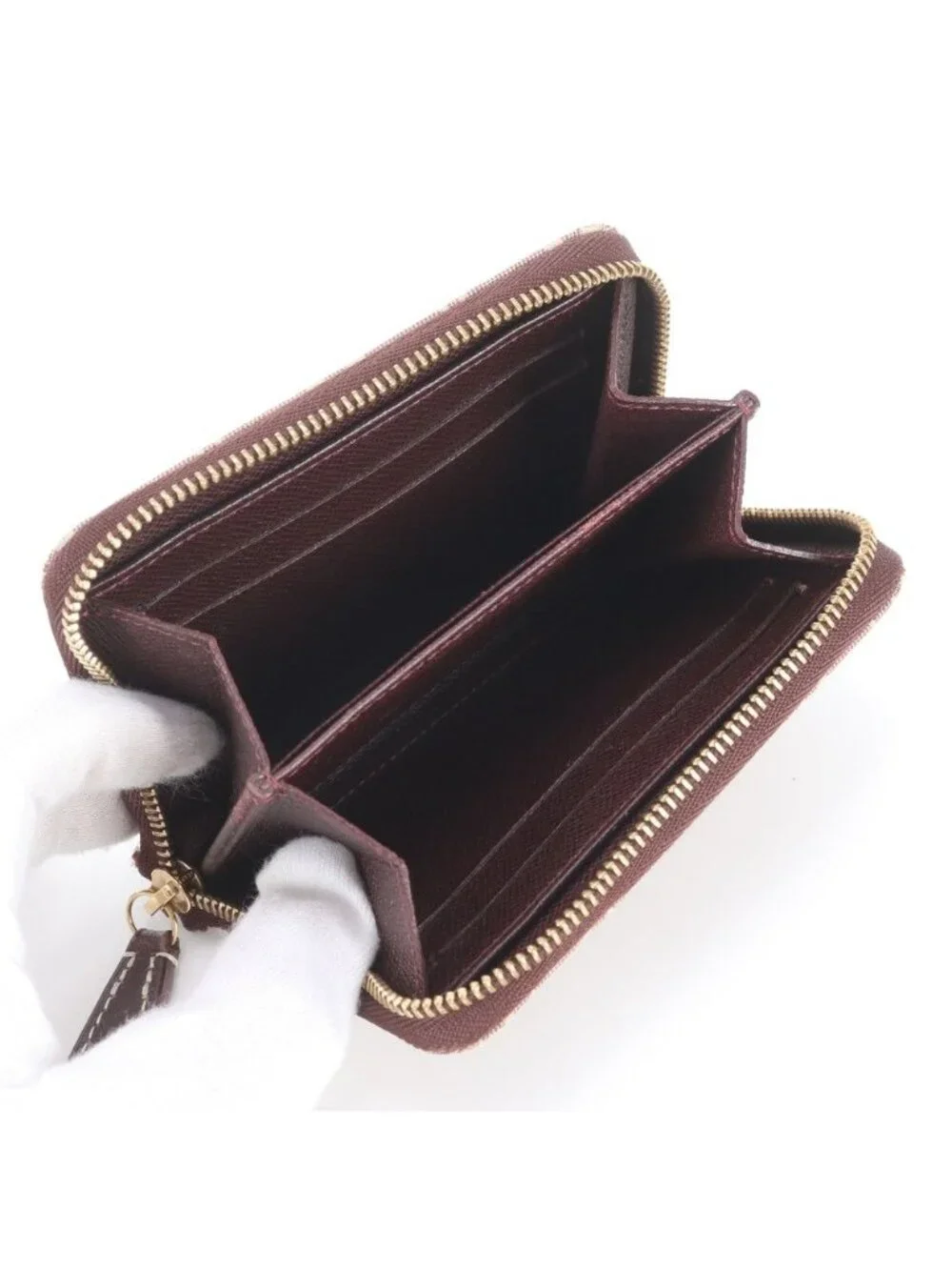 Louis Vuitton Monogram Idylle Zippy Coin Purse Leather Compact Wallet